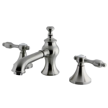 Kingston Brass KC7068TAL 8" Widespread Bathroom Faucet, Brushed Nickel KC7068TAL